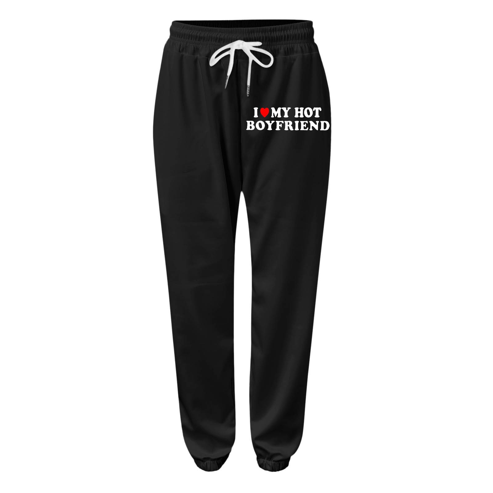 thumbnail image 4 of Pantalones de chándal anchos y rectos con forro polar para mujer - Pantalones de yoga de cintura alta con bolsillos para hacer ejercicio/uso informal (S-XXL), 4 of 4